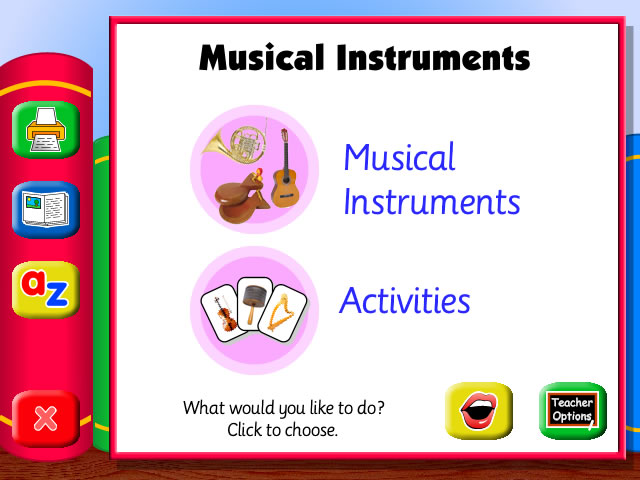 The Learner's Library: Musical Instruments