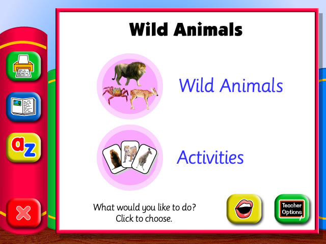 The Learner's Library: Wild Animals