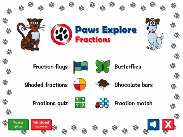 Paws Explore: Fractions